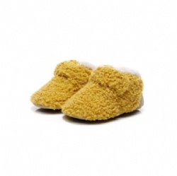 sherpa yellow baby boots