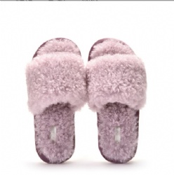 purple one piece girl indoor winter warm bedroom slippers