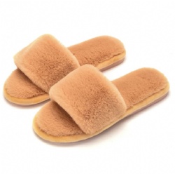 solid cream pink tan girl fashion comfortable bedroom indoor slippers