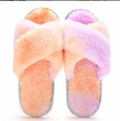 gradient ramp cross fashion bedroom indoor winter slippers