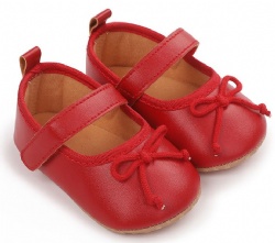 solid bowknot mary jane shoe