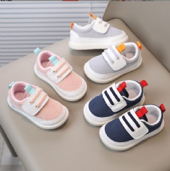 Spring children's net shoes Children's shoes Velcro boys' Middle children girls' baby walking shoes Casual sneakers