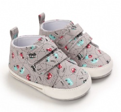 print double strap sneakers