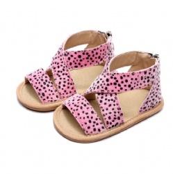 leopard print baby girl sandals