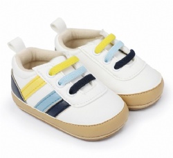 colorful stripe baby sneakers