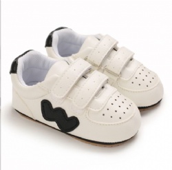 double strap love heart sneakers