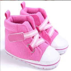 high top elastic closure baby shoe