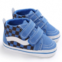 high top doube strap velcro closure baby sneakers