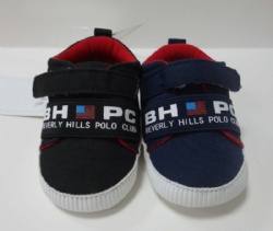 Beverlyhills polo club baby boy canvas first walker shoes, newborn infant non slip casual sneaker,baby toddle flat loaf shoes