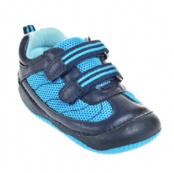 toe protected double strap baby walking shoe